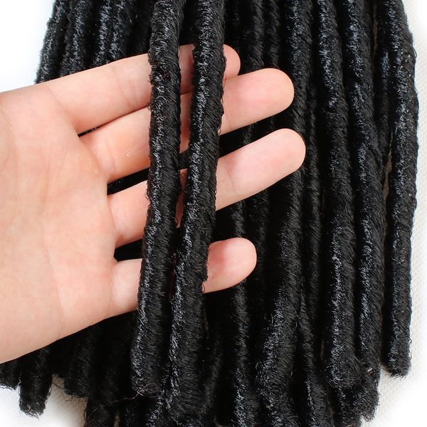 Hair Bulks African Braiding Ombre Color Curly Braids 20 Zoll Crochet Dreadlocks Extensions Wave Frisur