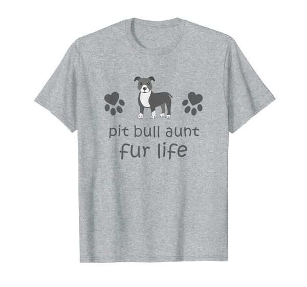 

pitbull lover gifts cute pit bull aunt fur life pit bull t-shirt, White;black