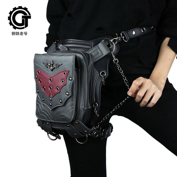 

pockets women's bag 2021 punk one shoulder straddle outdoor tactical waist