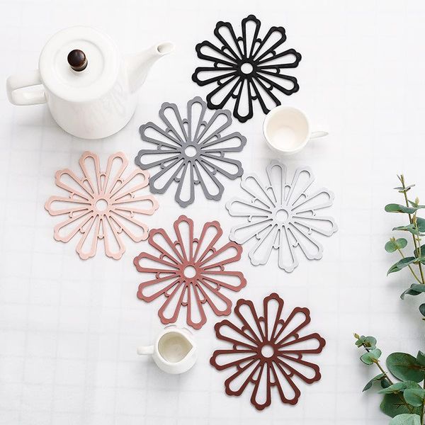

mats & pads the simple heat insulation table mat anti-scalding creative non-slip deskplate dish bowl tea pot