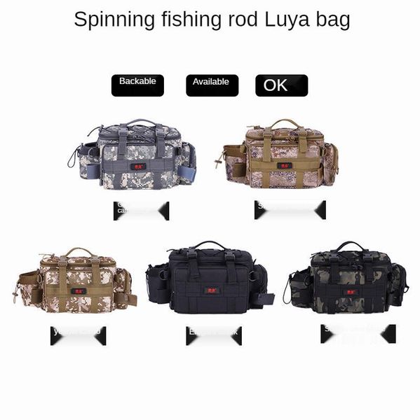 

fishing accessories outdoor shoulder bag bait purse messenger backpack plug rod