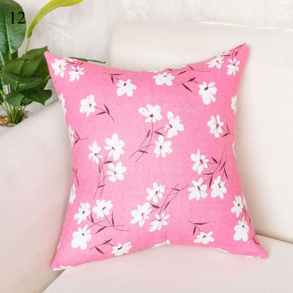 

pillow case printing linen colorful pillowcase cotton and hugging sofa cushion cover home supplies