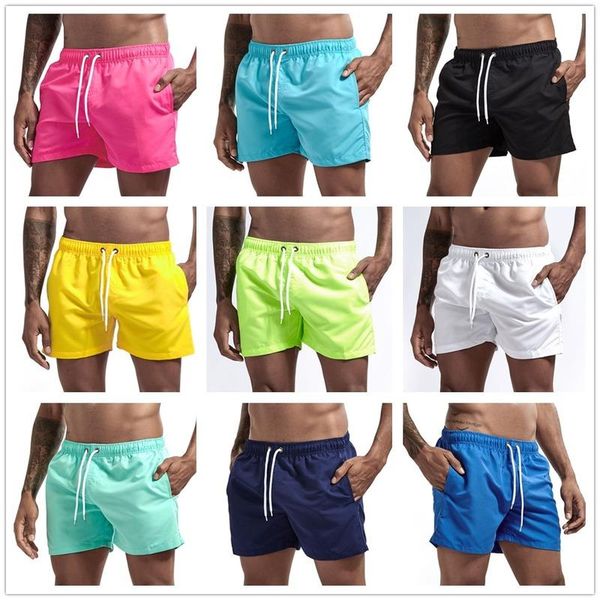 

underpants men's cotton shorts summer mesh u pouch white short boxer breathable surf board man beach swimming trunks sweat-shirt denim, Black;white