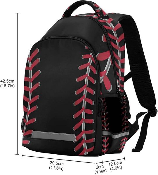 

school bags baseball backpack lapschoolbag light boys and girls children teenagers