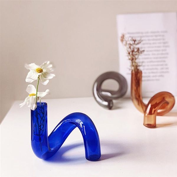 

vases flower vase for home decor glass terrarium table ornaments dried nordic