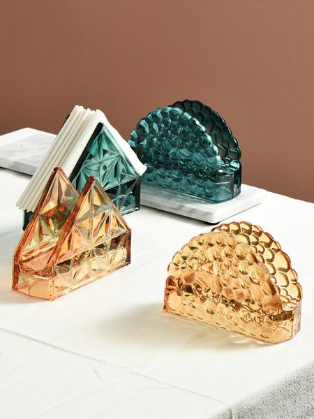 

tissue boxes & napkins ins tablewares glass holder deskdecoration napkin el cafe storage rack tower servilletero