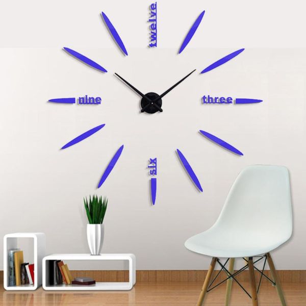 

wall clocks single face american style european chic living room large digitial clock