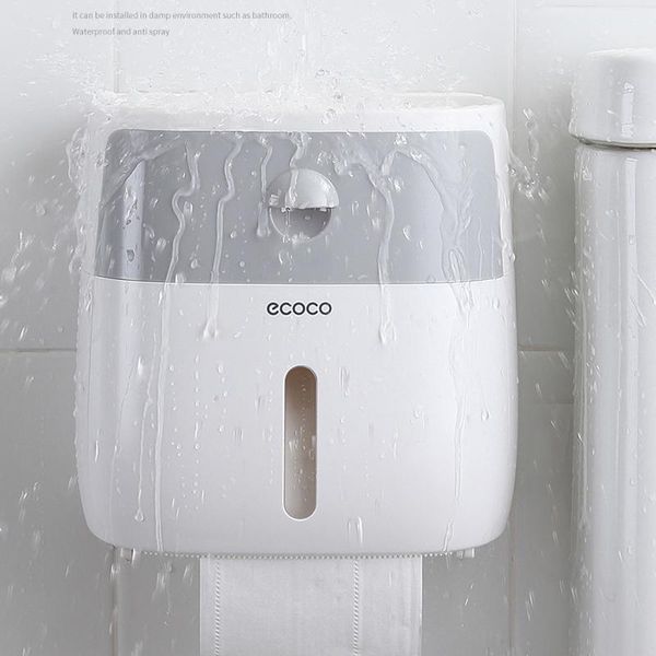 

toilet paper holders waterproof holder wall mounted roll shelf creative bathroom tissue box mlti-function bath organizer