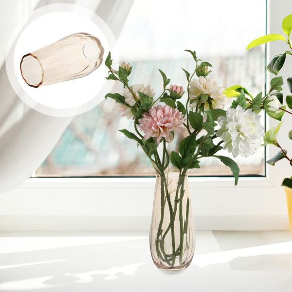 

vases 1 pc glass flower vase home dried flowers container floral