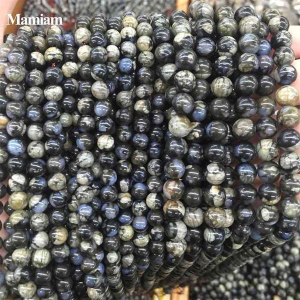 

mamiam natural a grey opal beads 6mm 8mm 10mm smooth loose round stone diy bracelet necklace jewelry making gemstone gift design