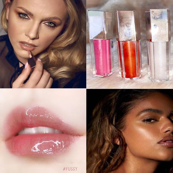 

lip gloss base wholesale transparent waterproof volume clear lipgloss 9 ml1