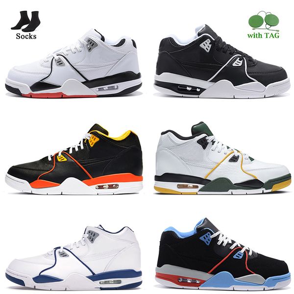 

outdoor professional sports basketball shoes with socks flight 89 mens trainers sports raygun black green true blue chicago white court purp