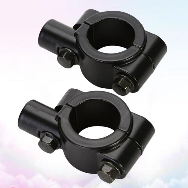 

handlebars 2pcs rearview mirror base black holder adaptor for motorbike