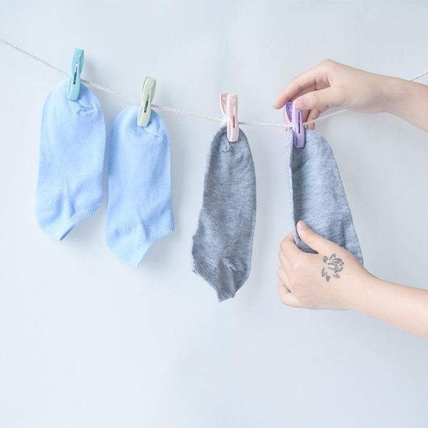 

clothing & wardrobe storage 12pcs 16pcs 20pcs plastic windproof clip multifunctional drying clips powerful clothespin for underwear socks fo