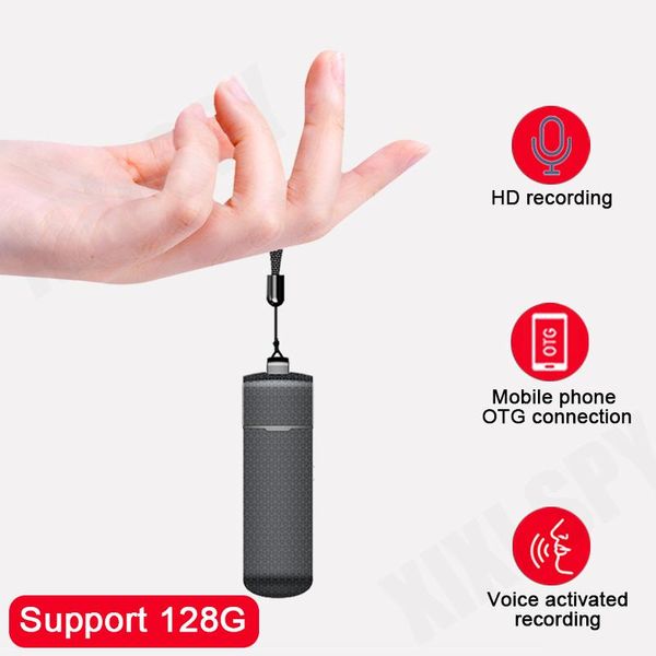 

digital voice recorder mini activated recording dictaphone micro audio sound small professional usb flash drive secret device