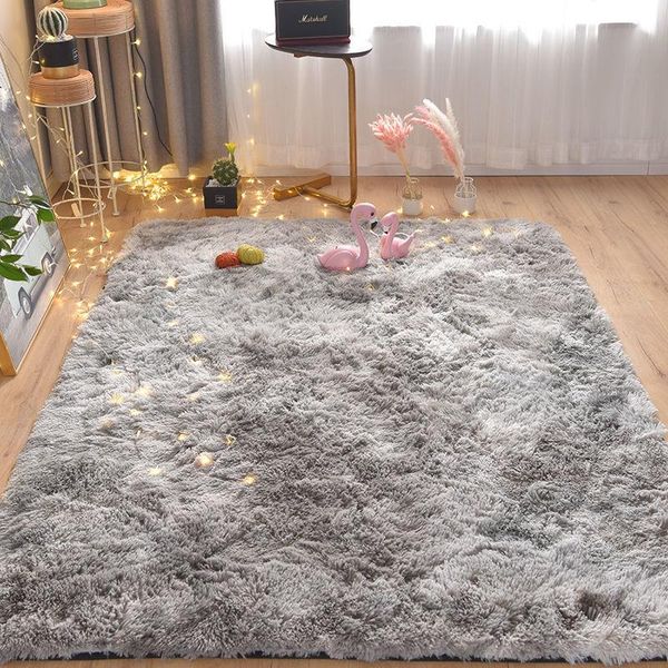 

thick carpet living room plush rug bed fluffy floor carpets window bedside home decor rugs soft velvet mat