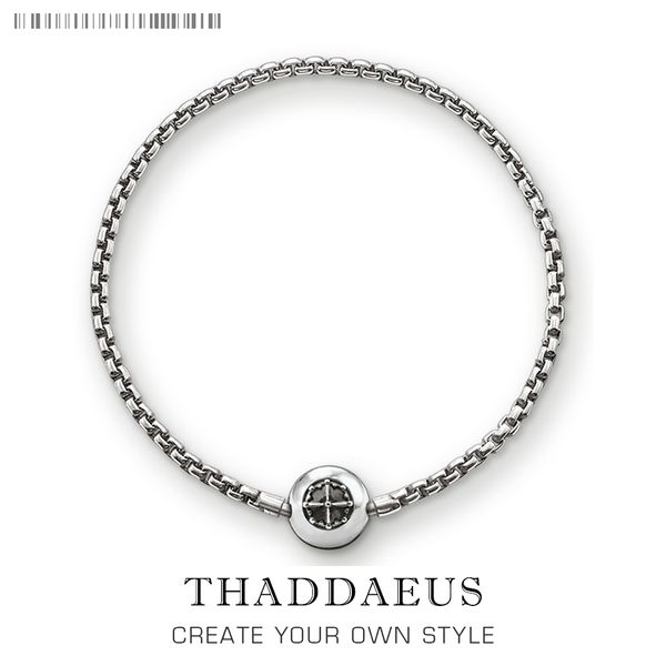 

blackened link chain bracelets karma 925 sterling silver gift for men & women europe style fashion jewelry beads acessorie, Golden;silver