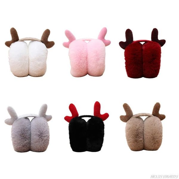 

berets fashion plush feel female winter earmuff warm ear muffs headphones shape girls earmuffs earphone warmers 21 wholesales, Blue;gray