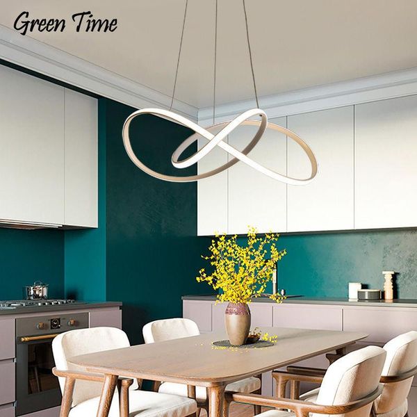 

chandeliers white&coffee modern led chandelier for living room dining bedroom kitchen lamp indoor hanging light aluminum