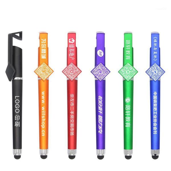 

gel pens 2021 3 in 1 mutifunction promotional with 1c 1position custom printing logo/gel ink stylus 200pcs/lot1