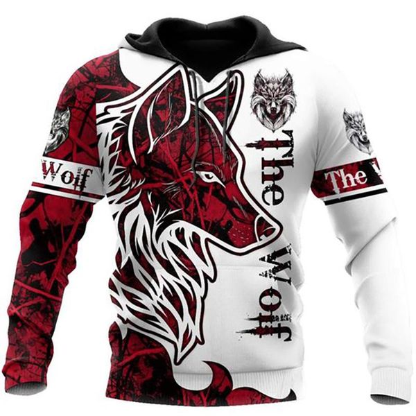 

men's hoodies & sweatshirts fashion wolf animal 3d printed hooded / women's shinning design harajuku hoody tracksuit 4xl, Black