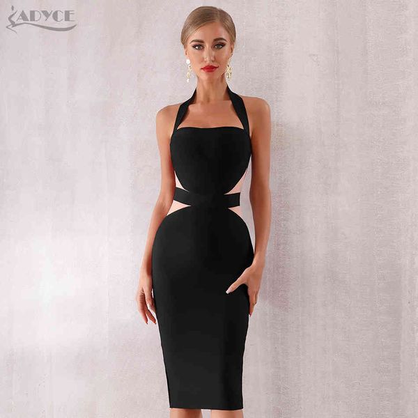 

summer women bodycon bandage dress halter strapless lace club es vestidos celebrity evening party 210423, Black;gray