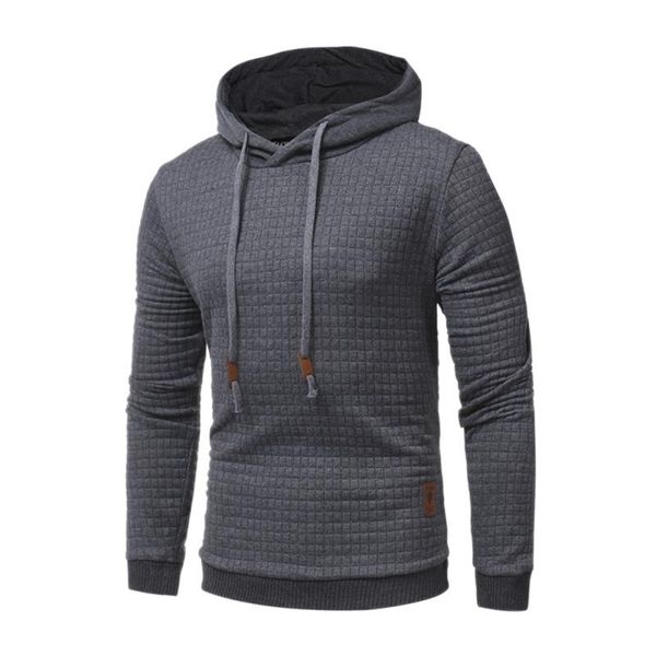 

men's hoodies & sweatshirts plaid jacquard slim autumn hooded long sleeve sports pullover daily casual basic ytuk1, Black