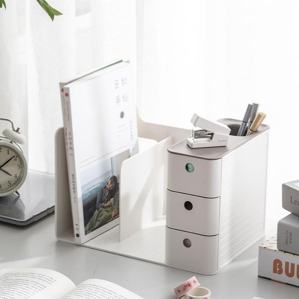 

hooks & rails multi-function deskstorage case office school colorful plastic box desk grocery organizer flexible rack