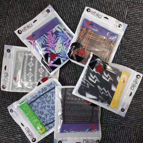 

2020 new men's ethika underwear designer sports comfortable swimming, Black;white