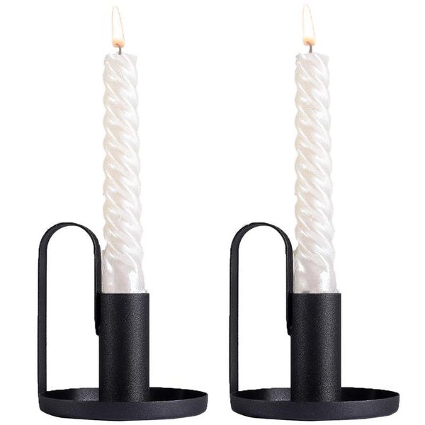 

candle holders retro taper holder decoration creative ornament wrought iron home candlelight stand