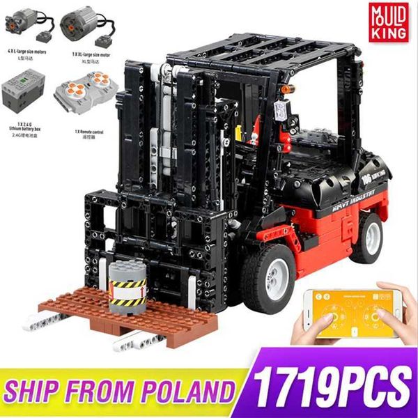 

rc motor power assemblage mobile crane forklift mk ii car model building kits blocks bricks kids toys gifts