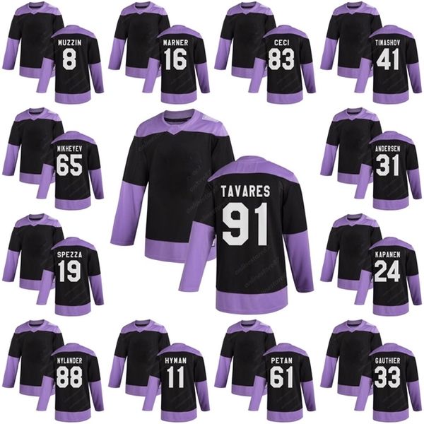 

5291 john tavares 2020 men's toronto hockey jerseys auston matthews jason spezza mitchell marner william nylander nic petan cody ceci j, Black