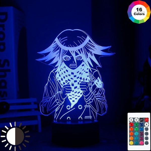

night lights danganronpa v3 killing harmony led light 16color changing kokichi oma for table home party atmosphere decor kids gift lamp