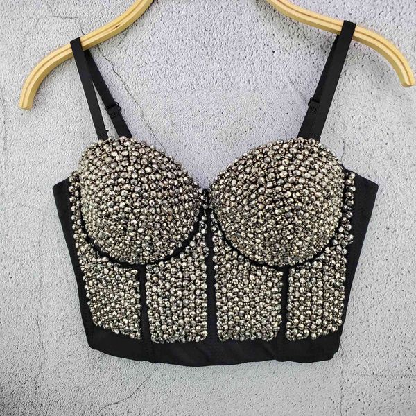 

tanks 5 colors women designer beading white black cotton camisole summer 2021 high street short camis crop