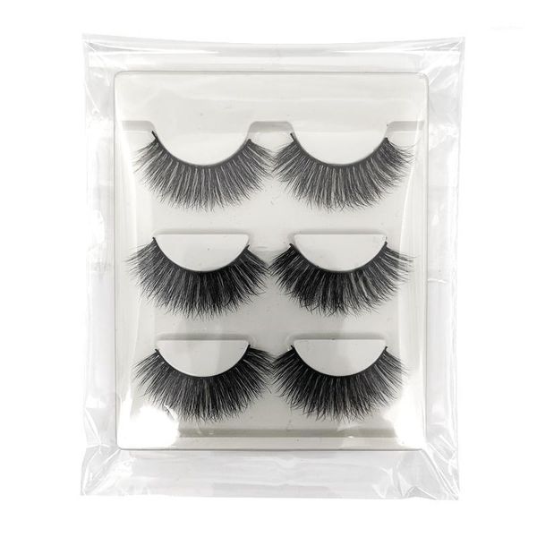 

boxes eyelashes wholesale mink lashes natural full strip makeup false 3d lash1