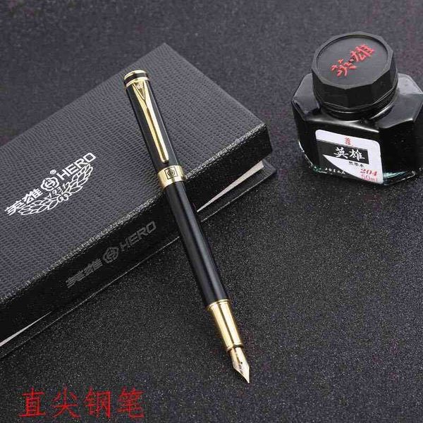 

hero 1078 iridium gold office student writing practice business gift pen