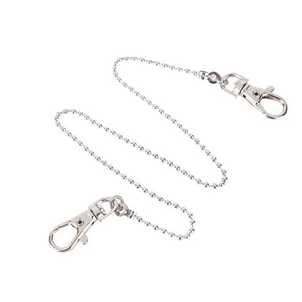

keychains fashion 47cm rock punk hook trousers pant waist link belt chain metal wallet silver men jewelry
