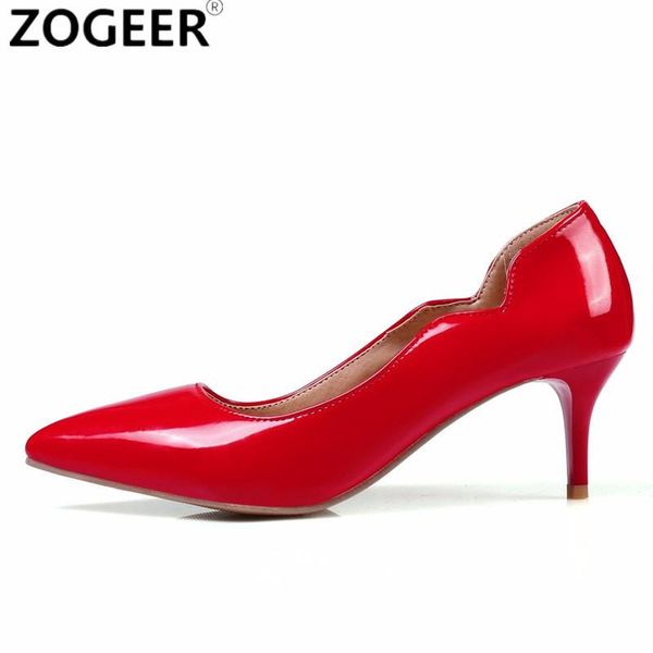 

plus size 48 women pumps fashion classic high heels elegant red nude pink white party office wedding shoes woman dress, Black