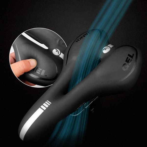 

bike saddles silicone seat waterproof bicycle saddle soft cushion breathable pu fabric mtb road cycling accessorie part