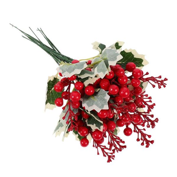 

decorative flowers & wreaths 10pcs christmas diy accessory fake berry branches adorable ornament home decor