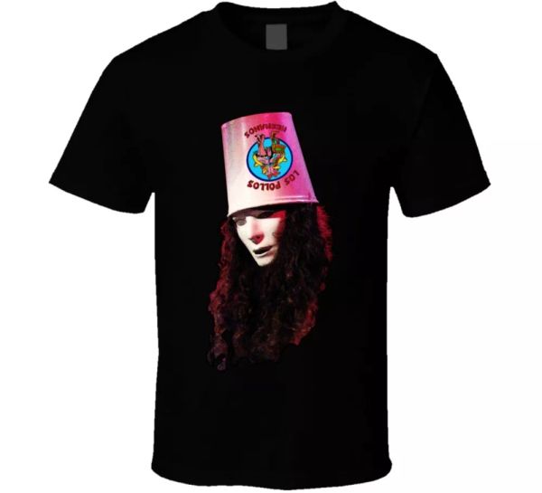 

buckethead los pollos hermanos funny rock tv fusion fan tshirt, White;black