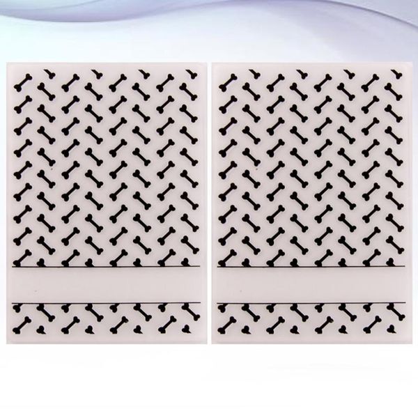 

craft tools 2pcs bone design diy stencils template bump embossing dies art folder paper decor for scrapbooking