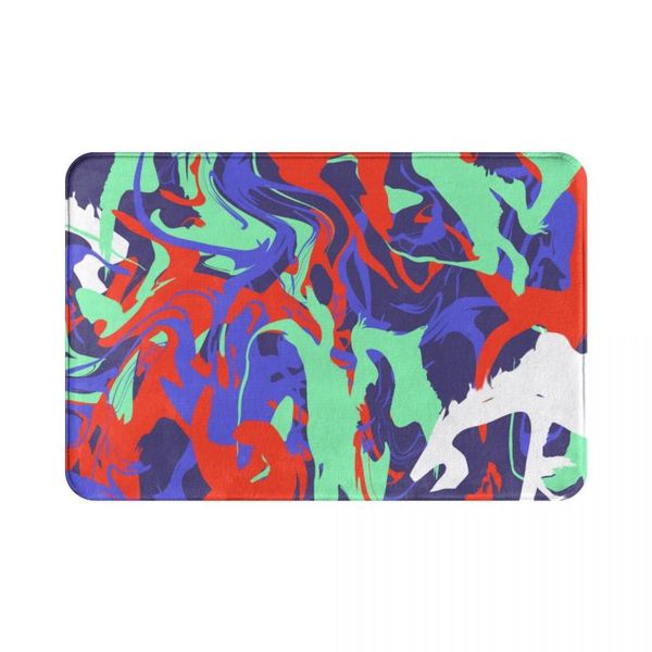

carpets household items fluid textur printed absorbent non-slip floor mat door bath