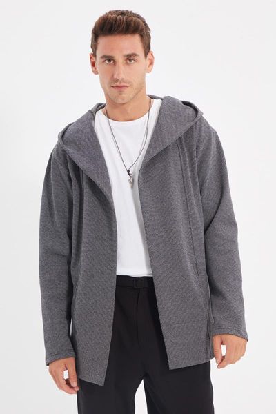 

men's sweaters trendyol male cardigan tmnaw21hi0407, White;black