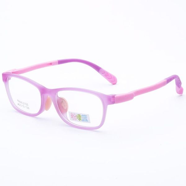 

fashion sunglasses frames children's glasses frame soft silicone nose pads tr90 sports tide anti-skid mirror legs optical, Black