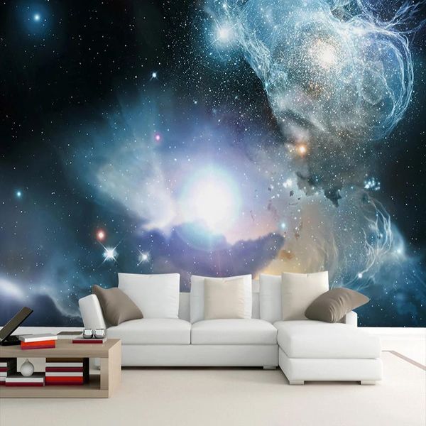 

wallpapers custom mural wallpaper 3d beautiful starry sky wall painting living room ktv bar theme el background papel de parede 3 d