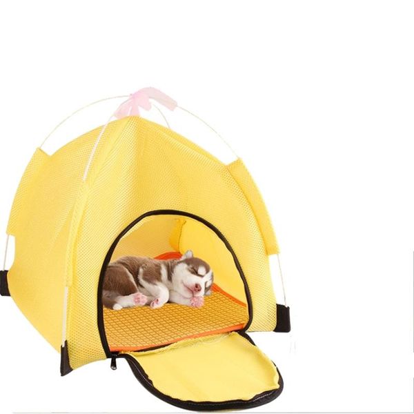 

dog houses & kennels accessories foldable pet tent cat house outdoor indoor for small puppy kennel tents