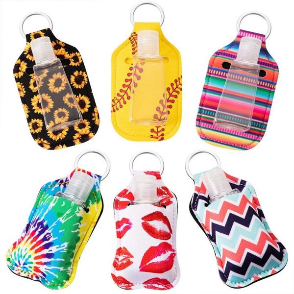 

storage bottles & jars diving material hand sanitizer perfume travel mini bottle refillable containers flip cap reusable with keychain carri