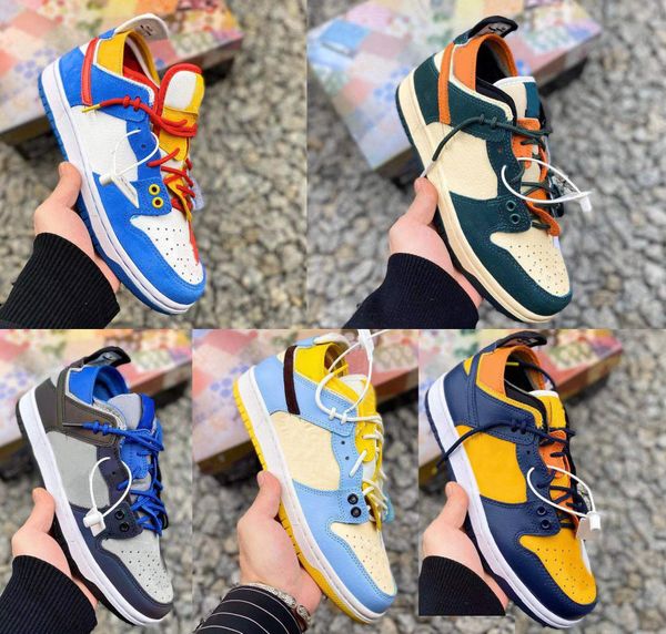 

dunk shoes shadow sb trd qs chunky dunky platform low skateboard chicago travis scotts university red women men running sports sneakers a1, Black