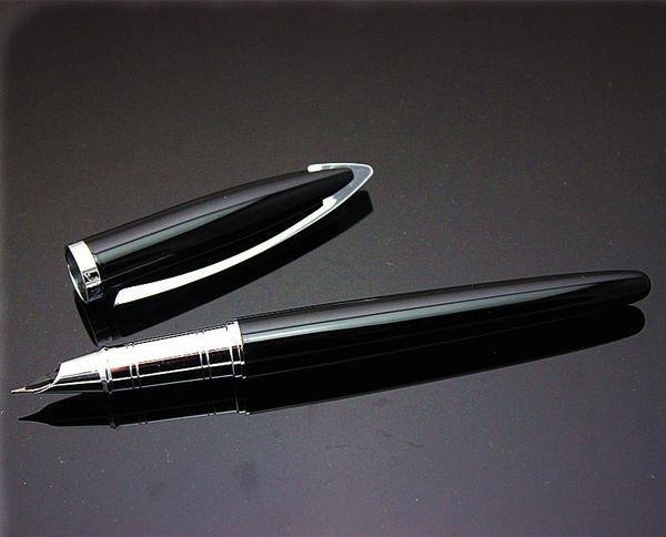 

luxury gift set pen jinhao 156 metal black fountain with 0.38 mm nib ink pens